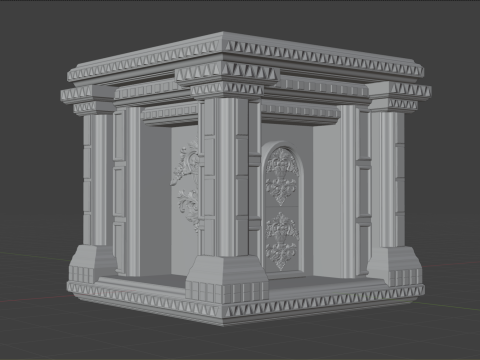 Corinthia Monument Build 3D Model