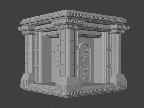 Corinthia Monument Build 3D Model