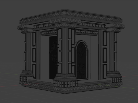 Corinthia Monument Build 3D Model