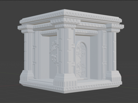 Corinthia Monument Build 3D Model
