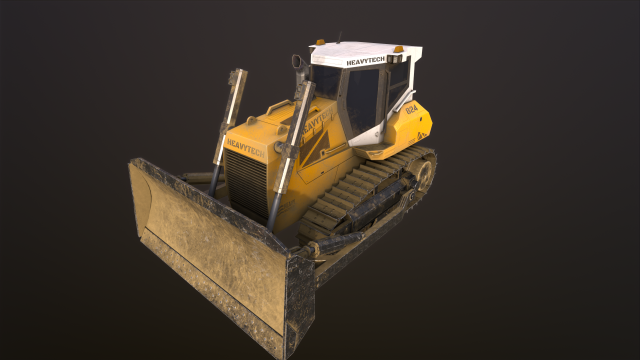Near Future Dozer 3D 模型 .c4d .max .obj .3ds .fbx .stl .blend