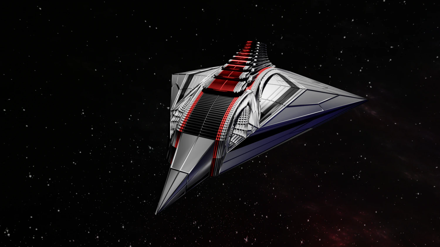 HyperInvader 3D Model .c4d .max .obj .3ds .fbx .stl .blend 