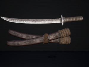 Shinobi assassin girl Modelo 3D