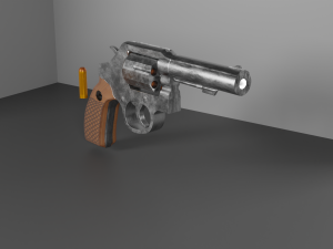Smith Wesson Model 10 Revolver 3D Modell
