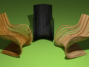 Designer Chair 3D Model