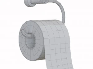 Toilet paper 3D Model