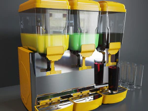 Refrigerador de suco Modelo 3D