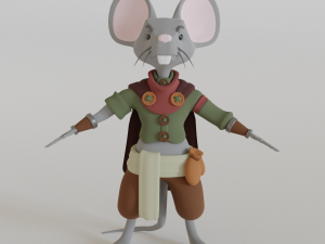 Mouse animal character  3D Model