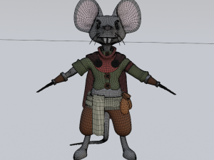Mouse animal character 3D Model