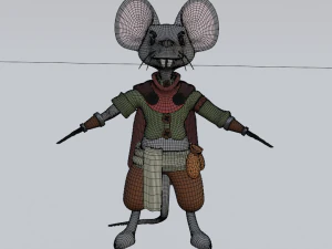 Mouse animal character 3D Model