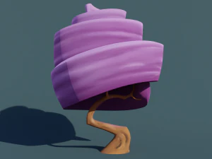 Фантазійне дерево 3D Модель