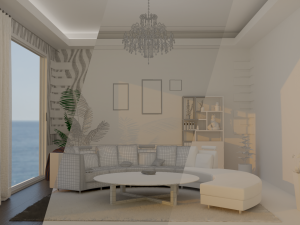 Modern room 3D Model 3D