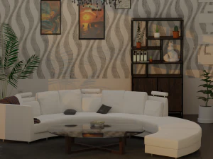 Modern room 3D 3D Model