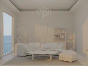 Modern room 3D 3D Model