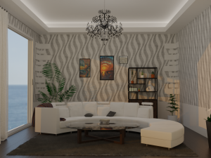 Modern room 3D Modèle 3D