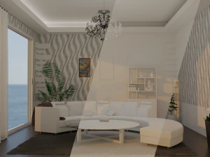 Modern room 3D 3D Model