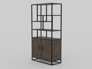 Modern Bookshelf 3D 3D Model