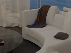 Modern sofa 3D 3D Model