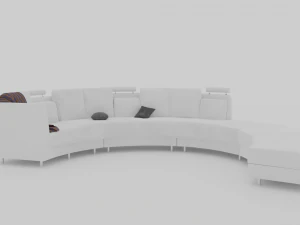 Modern sofa 3D 3D Model