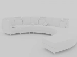 Modern sofa 3D 3D Model