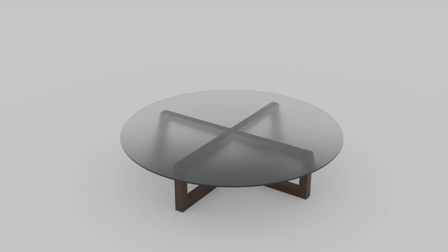 Modern glass table 3D 3D Model .c4d .max .obj .3ds .fbx .stl .blend 