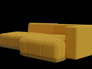 Sofa for interior 001 3D Model
