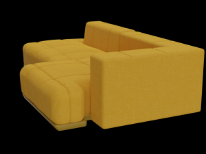 Sofa for interior 001 3D Model