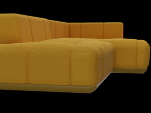 Sofa for interior 001 3D Model