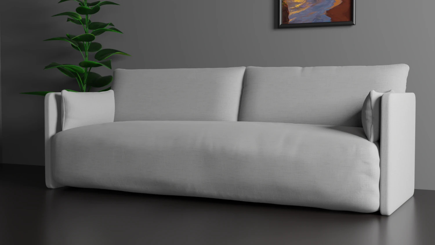 Sofa for interior 002 3D Model .c4d .max .obj .3ds .fbx .stl .blend 