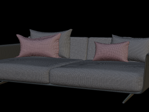 Sofa for interior 003 3D Model