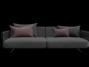 Sofa for interior 003 3D Model
