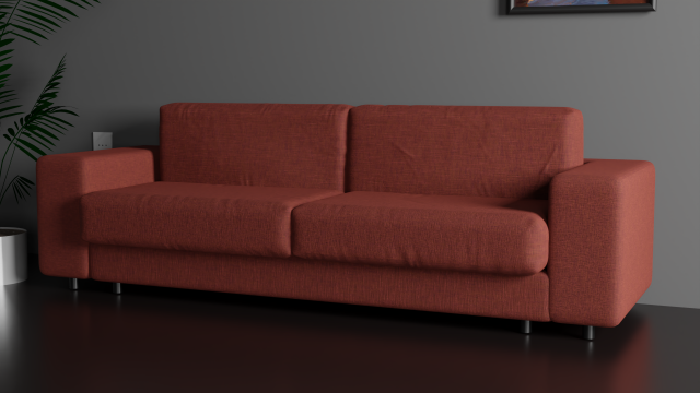 Sofa for interior 005 Modello 3D .c4d .max .obj .3ds .fbx .stl .blend 