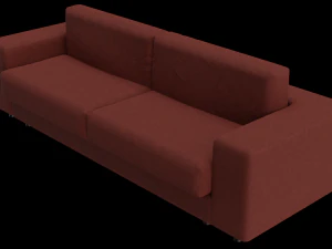 Sofa for interior 005 3D Model