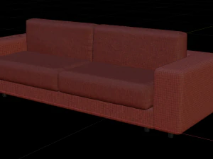 Sofa for interior 005 3D Model