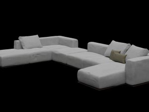 Sofa for blender 006 Modelo 3D