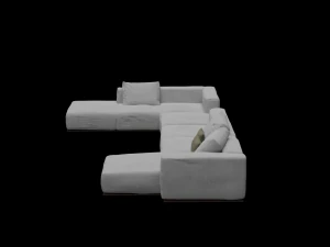Sofa for blender 006 3D Model