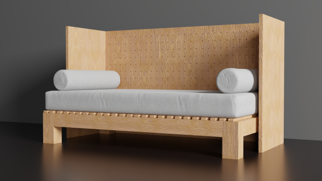 Sofa for interior 007 Modelo 3D .c4d .max .obj .3ds .fbx .stl .blend 