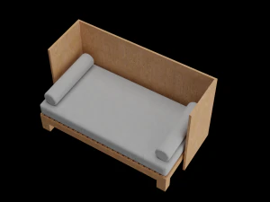 Sofa for interior 007 3D Model