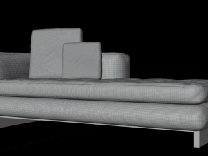 Sofa for interior 008 3D Model