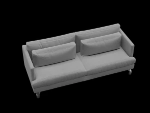 Sofa for interior 009 3D Model