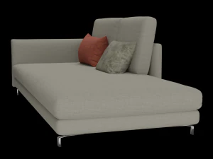 Sofa for interior 010 3D Model