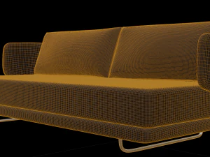 Sofa for interior 011 3D Model