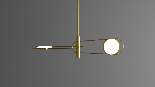 Lamp for interior 001 3D 模型 .c4d .max .obj .3ds .fbx .stl .blend 