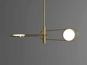 インテリア用ランプ001 3Dモデル