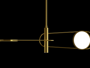 Lamp for interior 001 3D 模型