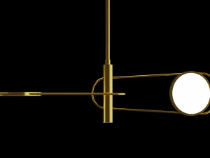Lamp for interior 001 3D Model