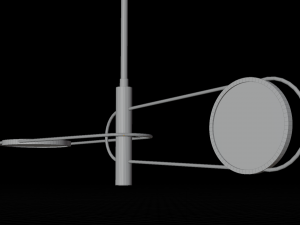 Lamp for interior 001 3D 模型