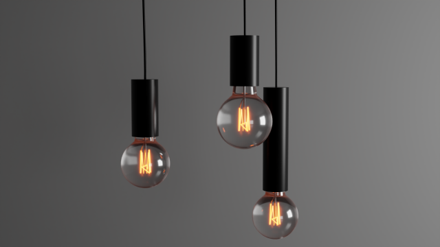 Lamp for interior 004 3D Model .c4d .max .obj .3ds .fbx .stl .blend
