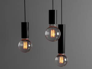 Lamp for interior 004 3D Model