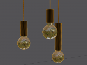 Lamp for interior 004 3D Model